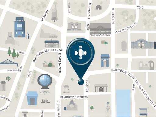 A map showing the location of Steam Bloom in Lyon, France.